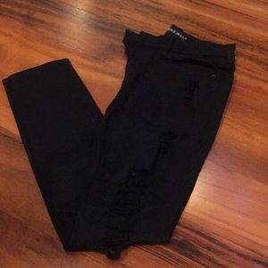 Express Ripped Black Jeans